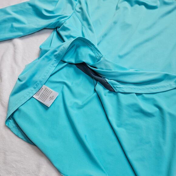 Womens Legendary Whitetails Plus Size XXL Activewear Top Trailblazer Aqua Blue - Picture 9 of 13